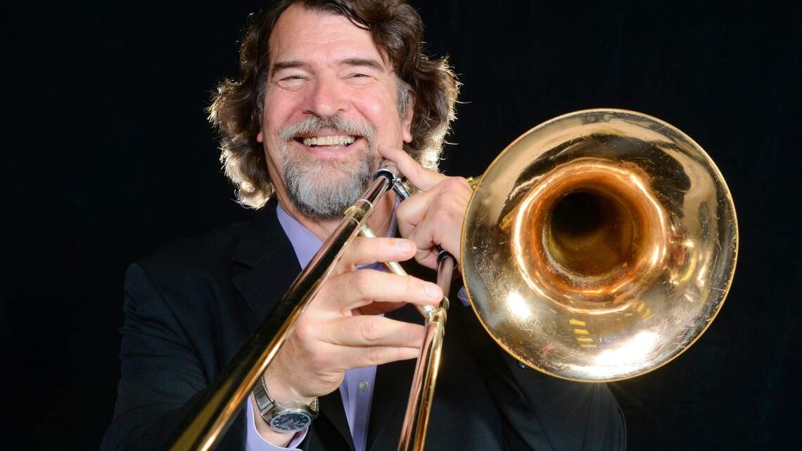 Chris Brubeck plays at the Bechtler Museum on Oct. 4. | Charlotte Observer